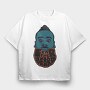 FEAR THE BEARD, Tricou Oversize Barbati (Unisex)