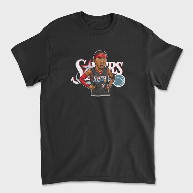 IVERSON Sixers, Tricou Barbati (Unisex)