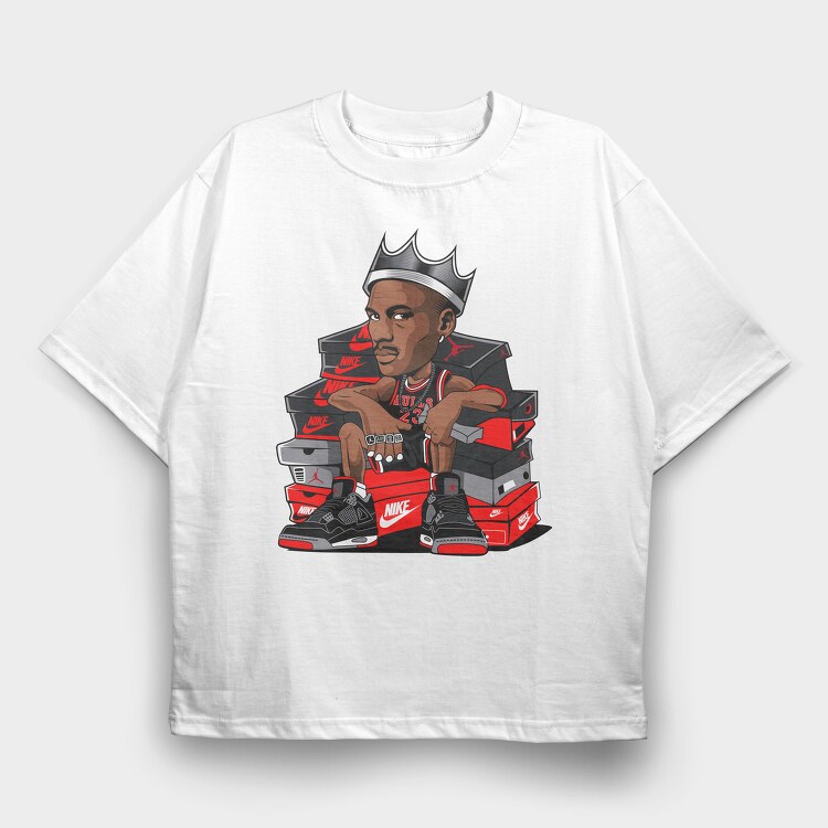 JORDAN King, Tricou Oversize Barbati (Unisex)