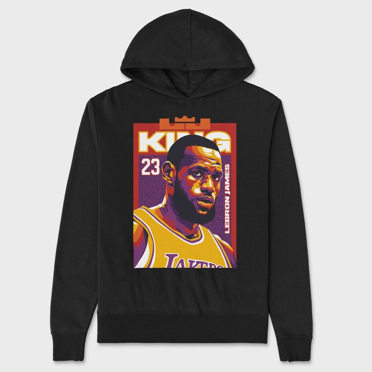 KING JAMES 3, Hanorac Oversize Barbati (Unisex)
