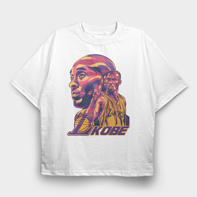KOBE Art4, Tricou Oversize Barbati (Unisex)