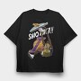 SHAQ ATTACK Art1, Tricou Oversize Barbati (Unisex)