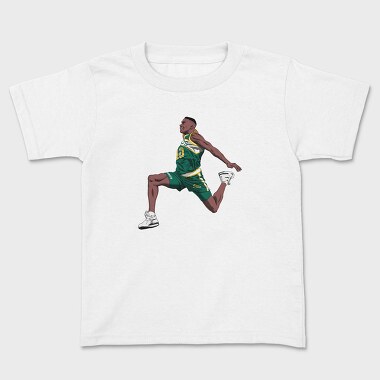 SHAWN KEMP Art1, Tricou Copii