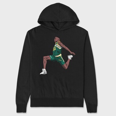 SHAWN KEMP Art1, Hanorac Oversize Barbati (Unisex)