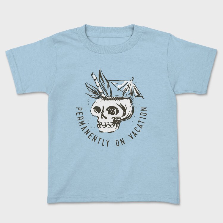 Summer Vacation Skull, Tricou Copii