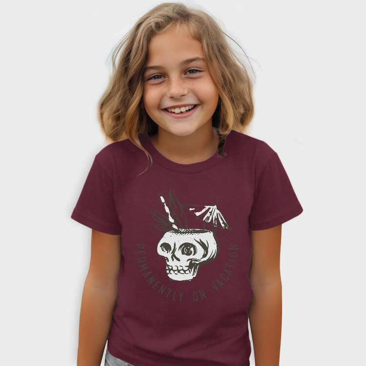 Summer Vacation Skull, Tricou Copii