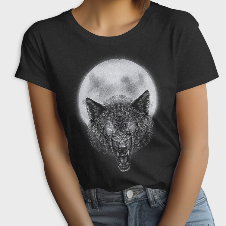 Angry Wolf Moon, Tricou Femei