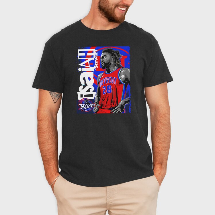 ISAIAH STEWART Art, Tricou Barbati (Unisex)