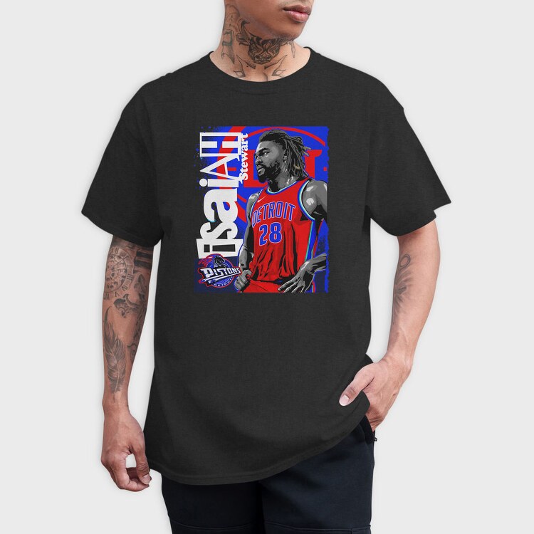 ISAIAH STEWART Art, Tricou Barbati (Unisex)