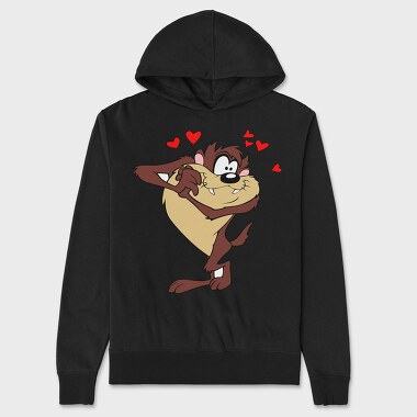 Cartoon Retro Tazmania 6, Hanorac Oversize Barbati (Unisex)