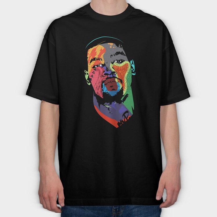 KEVIN D, Tricou Oversize Barbati (Unisex)