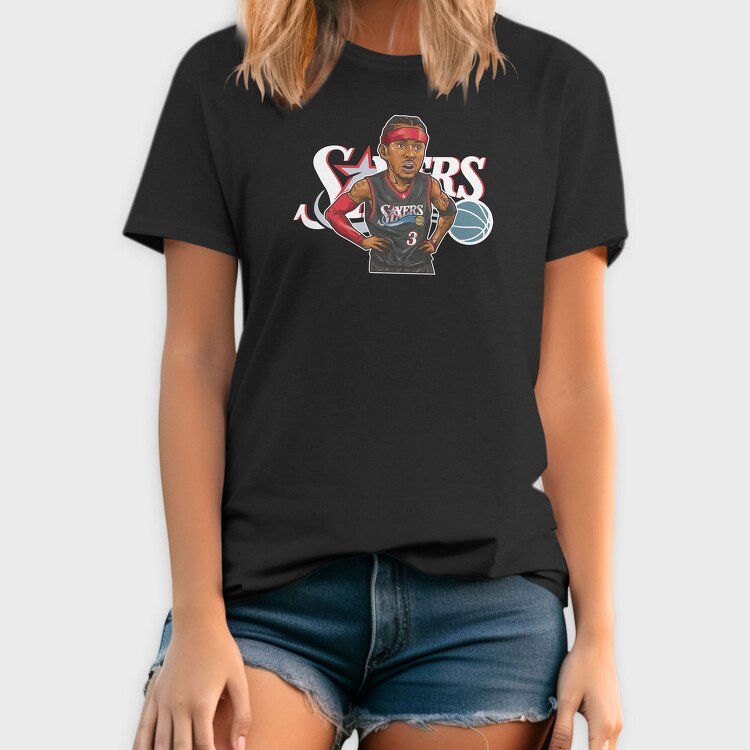 IVERSON Sixers, Tricou Barbati (Unisex)