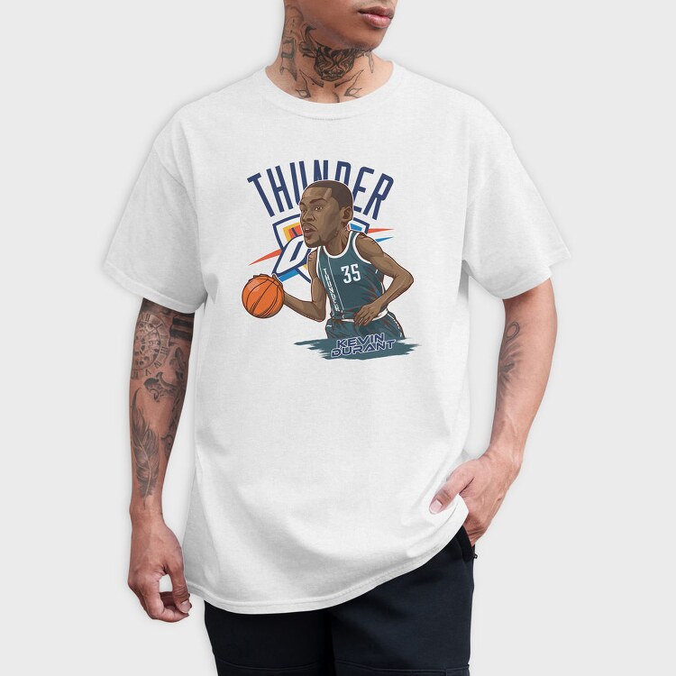 KEVIN DURANT Art1, Tricou Barbati (Unisex)