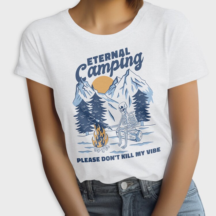 Eternal Camping Skeleton, Tricou Femei