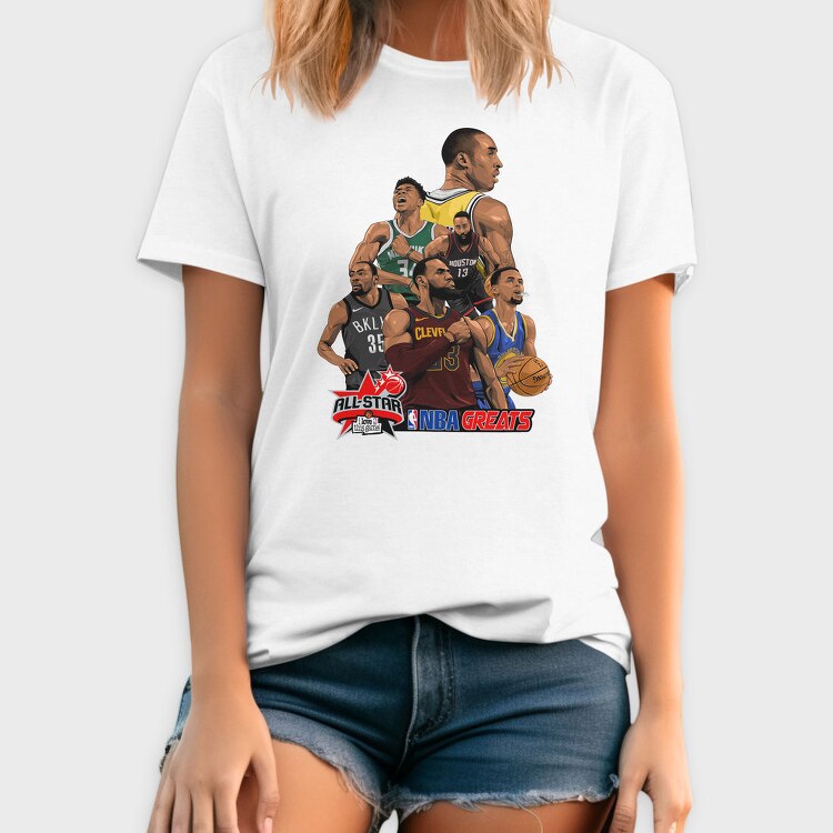 NBA SUPERSTARS, Tricou Barbati (Unisex)