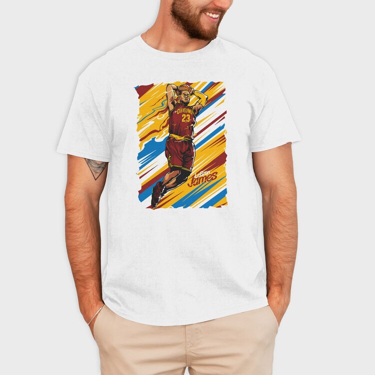LEBRON J Dunk, Tricou Barbati (Unisex)