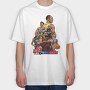 NBA SUPERSTARS, Tricou Oversize Barbati (Unisex)