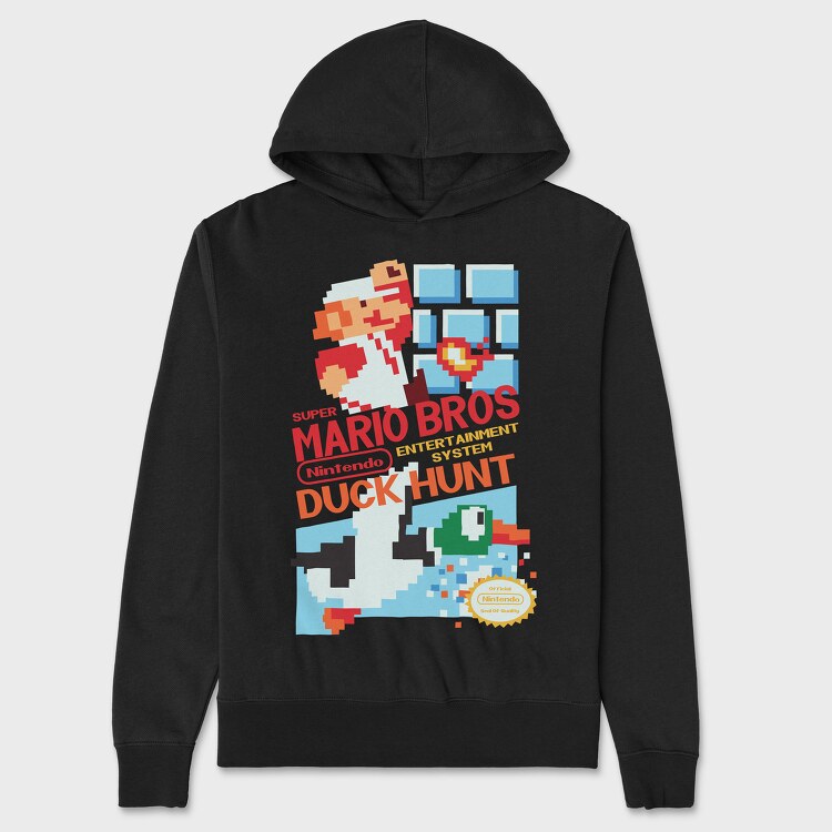 Super Mario 16, Hanorac Oversize Barbati (Unisex)