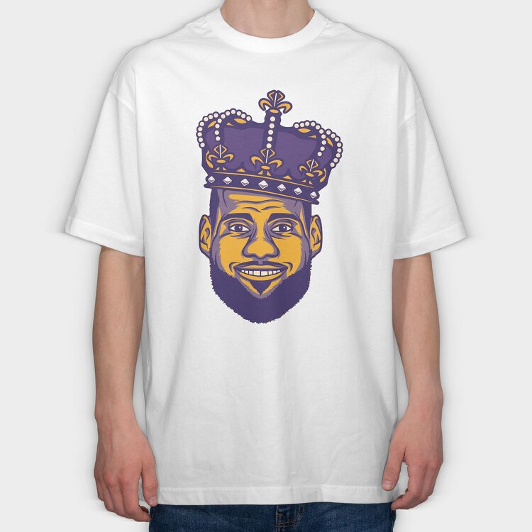 KING JAMES 2, Tricou Oversize Barbati (Unisex)