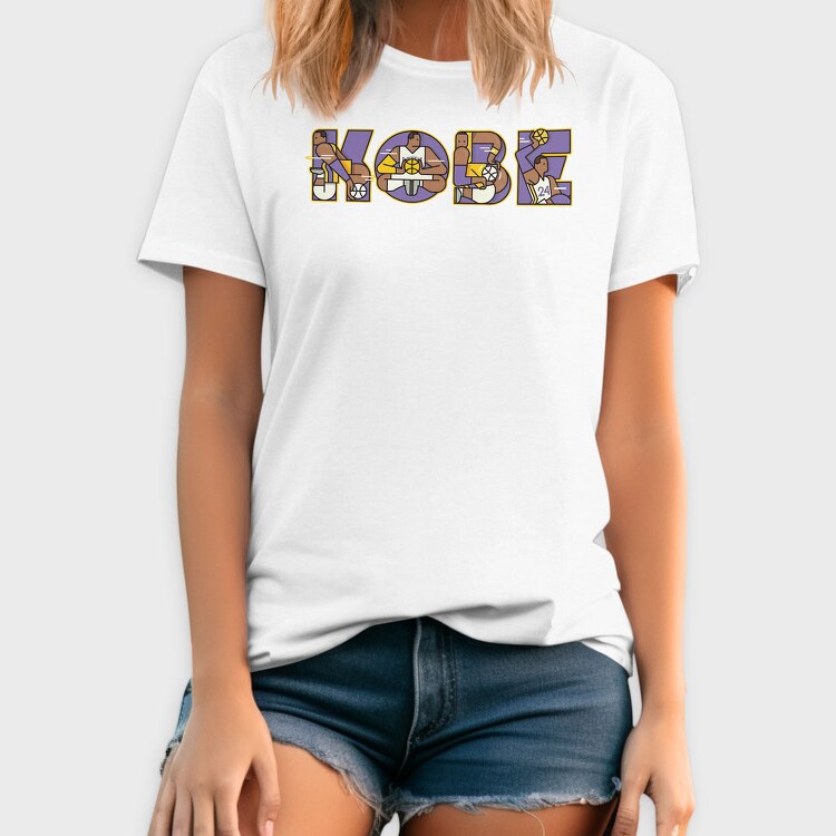 KOBE Name Art, Tricou Barbati (Unisex)