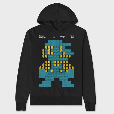 Super Mario 17, Hanorac Oversize Barbati (Unisex)