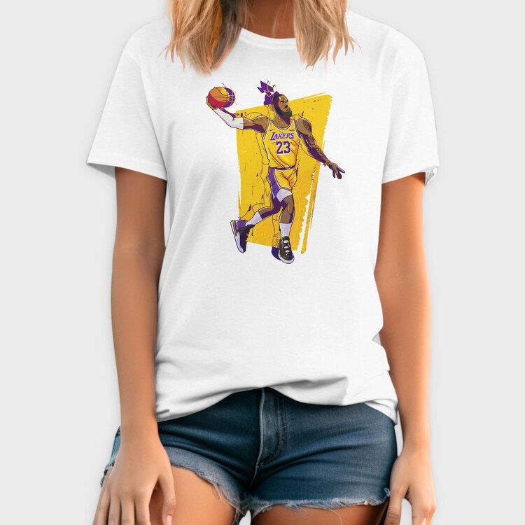 KING JAMES Art1, Tricou Barbati (Unisex)