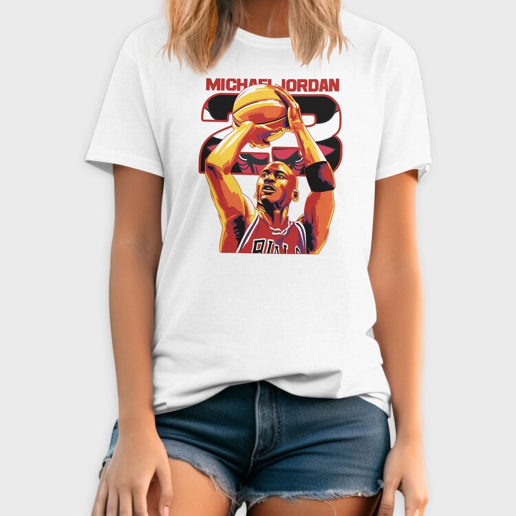 M JORDAN Art2, Tricou Barbati (Unisex)