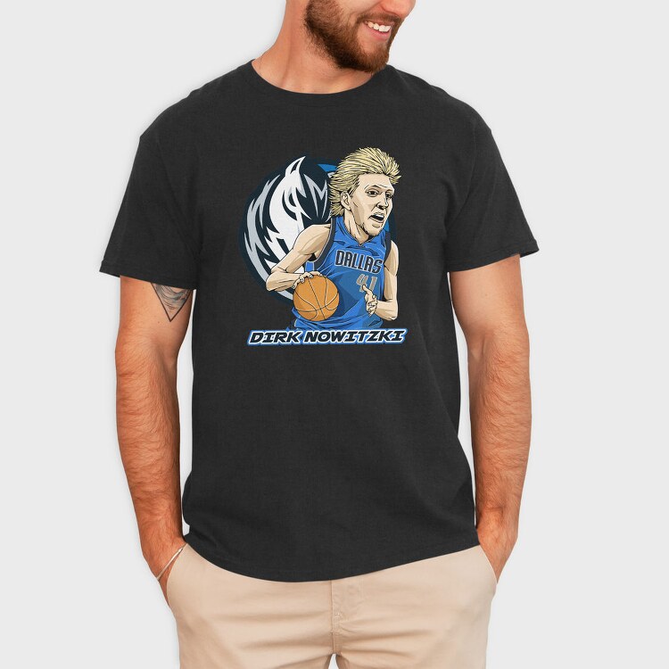 DIRK NOWITZKI Art, Tricou Barbati (Unisex)