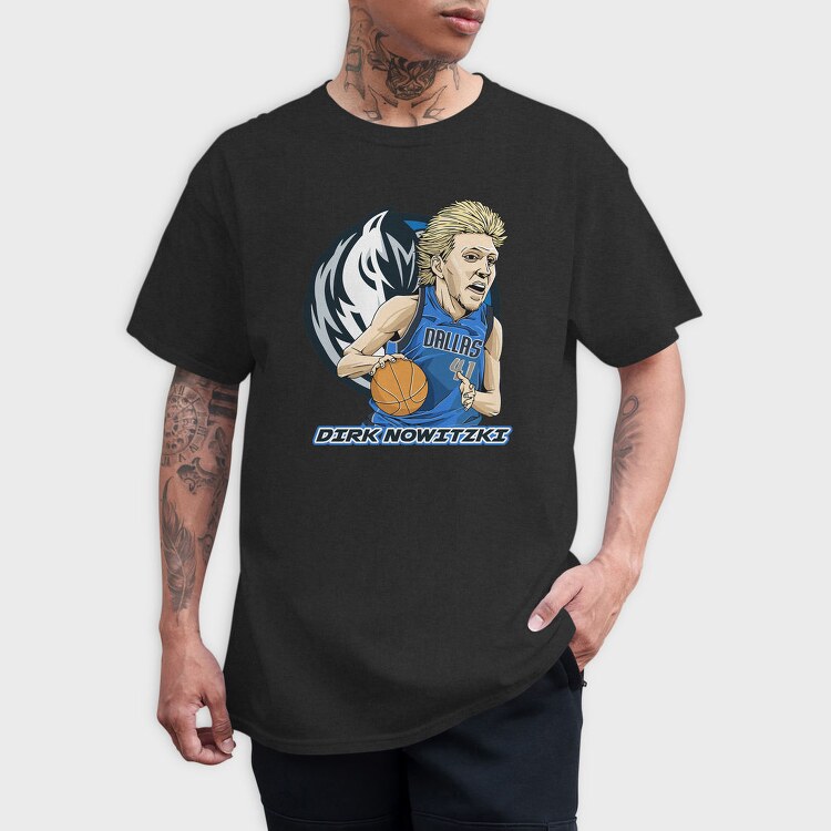 DIRK NOWITZKI Art, Tricou Barbati (Unisex)