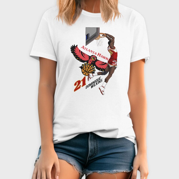 DOMINIQUE WILKINS Dunk2, Tricou Barbati (Unisex)