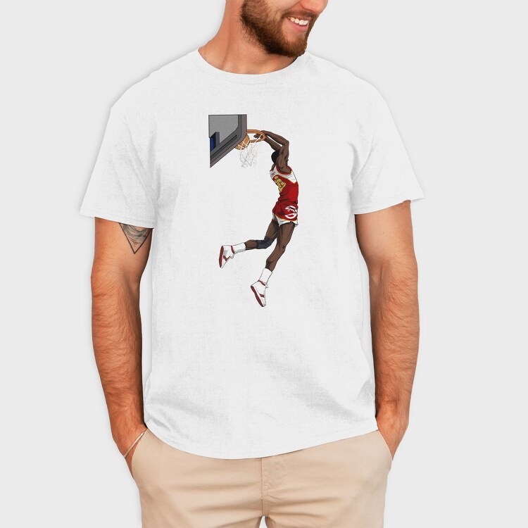 DOMINIQUE WILKINS, Tricou Barbati (Unisex)