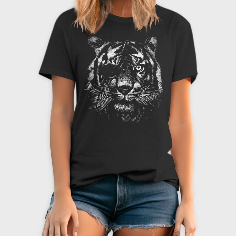 Eyepatch Tiger, Tricou Barbati (Unisex)