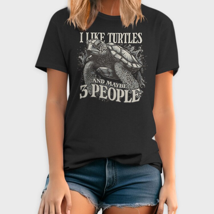 I Love Turtles, Tricou Barbati (Unisex)