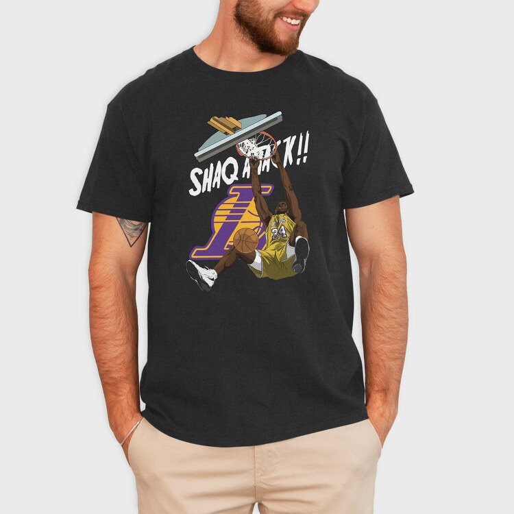 SHAQ ATTACK Art1, Tricou Barbati (Unisex)