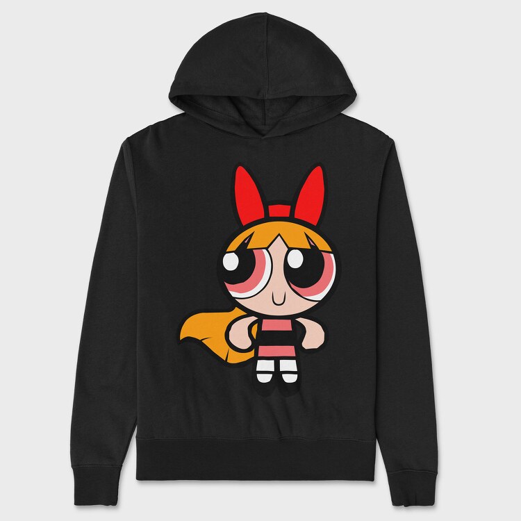 Hanorac Barbati (Unisex), Cartoon Retro the Powerpuff Girls 6