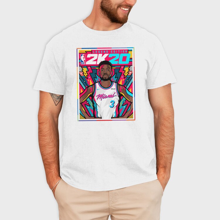 MIAMI WADE 2K20, Tricou Barbati (Unisex)