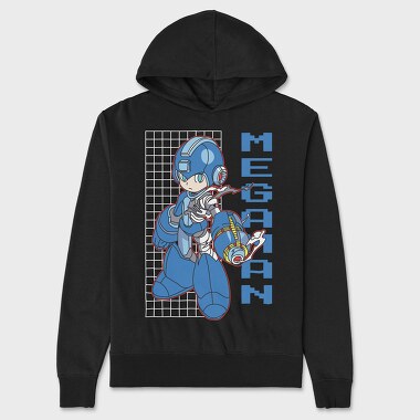 Video Game Mega Man, Hanorac Oversize Barbati (Unisex)