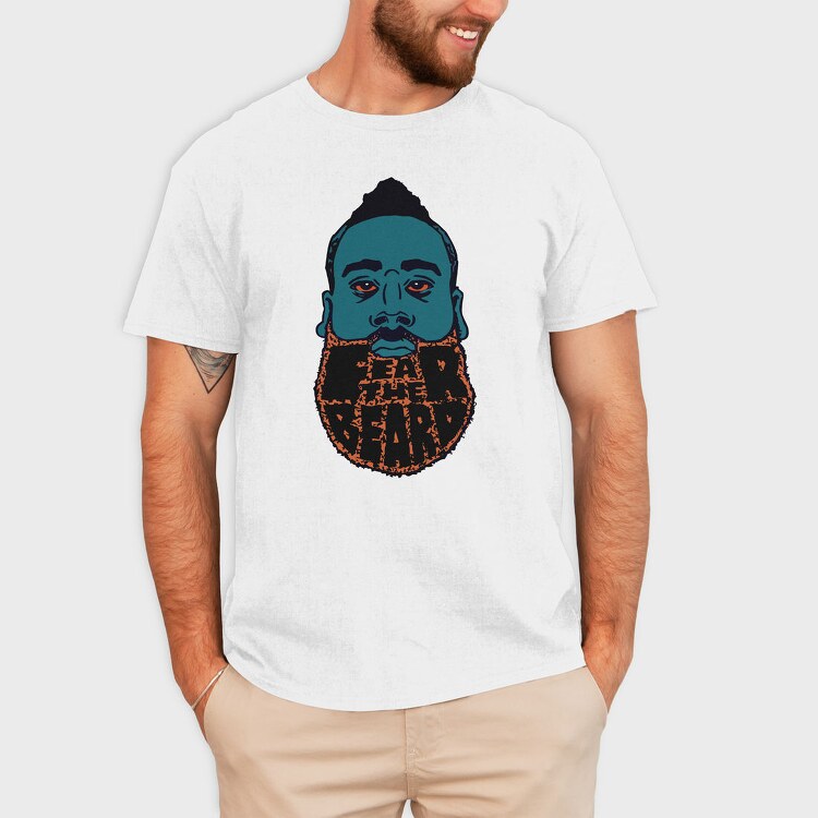 FEAR THE BEARD, Tricou Barbati (Unisex)