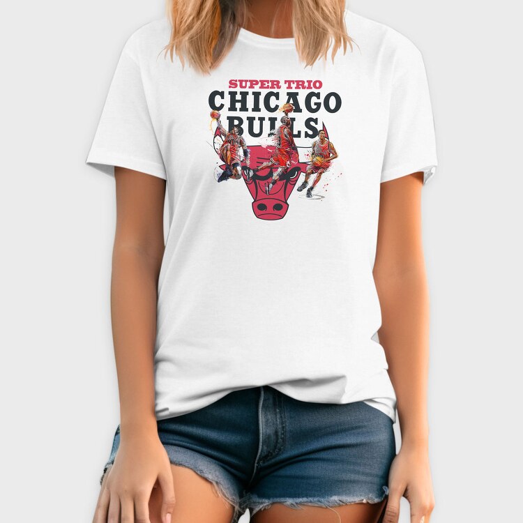 SUPER TRIO Bulls, Tricou Barbati (Unisex)