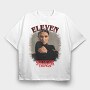 Eleven Stranger Things, Tricou Oversize Barbati (Unisex)