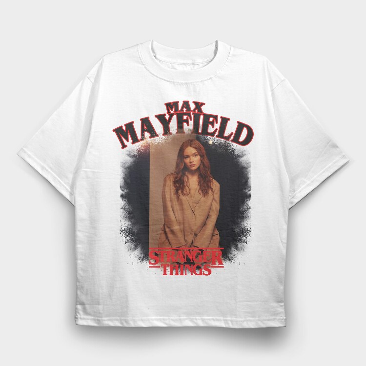 Max Mayfield Stranger Things, Tricou Oversize Barbati (Unisex)