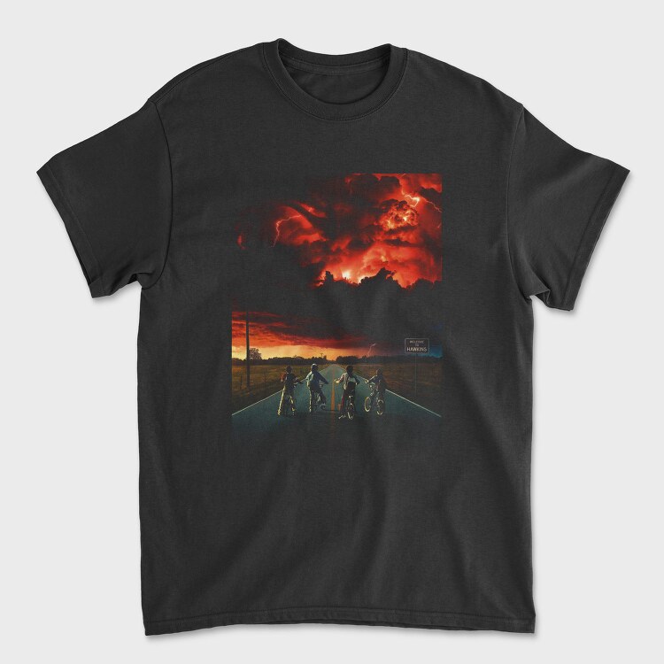 Motorcycle Riders Sunset, Tricou Barbati (Unisex)