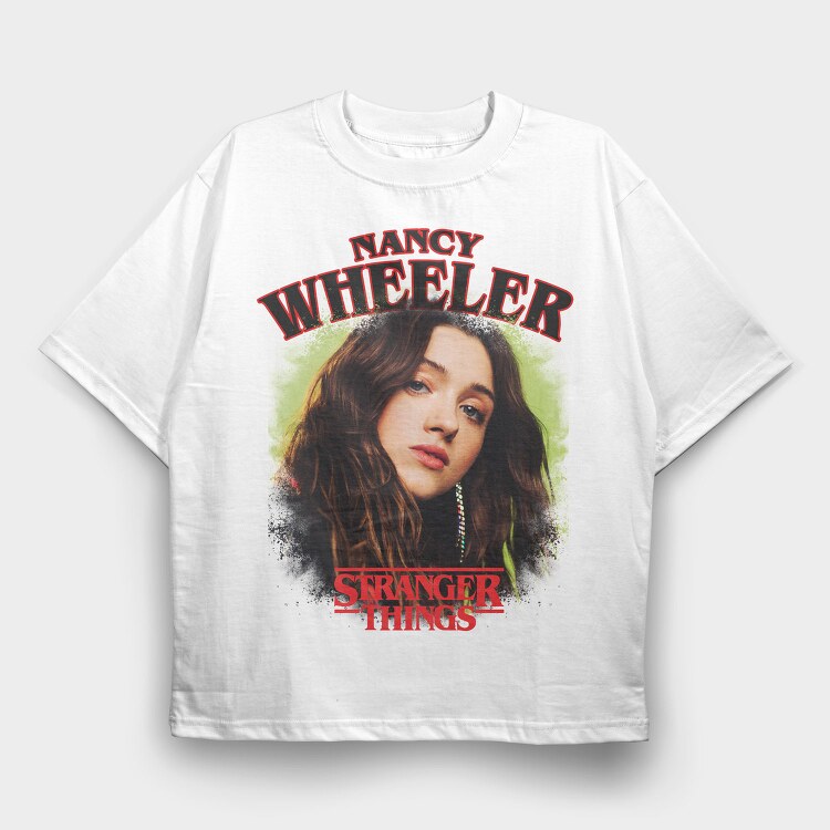 Nancy Wheeler Stranger Things, Tricou Oversize Barbati (Unisex)