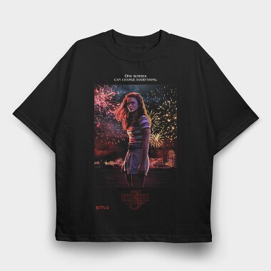 Stranger Things 52, Tricou Oversize Barbati (Unisex)