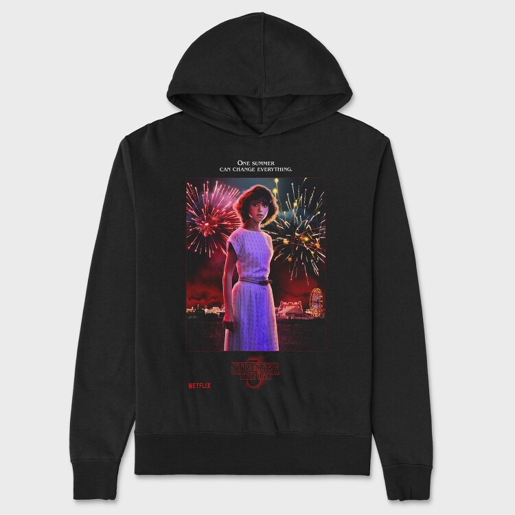Stranger Things 53, Hanorac Oversize Barbati (Unisex)