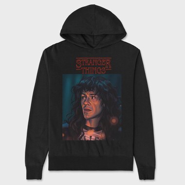 Stranger Things Demogorgon, Hanorac Oversize Barbati (Unisex)