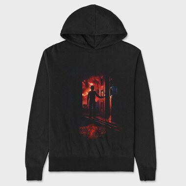 Stranger Things Diner, Hanorac Oversize Barbati (Unisex)
