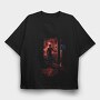 Stranger Things Diner, Tricou Oversize Barbati (Unisex)