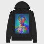 Stranger Things Glow, Hanorac Oversize Barbati (Unisex)