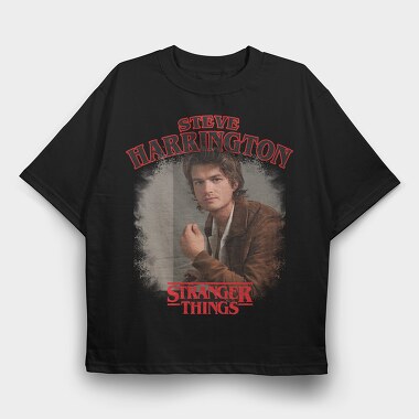 Stranger Things Harington, Tricou Oversize Barbati (Unisex)